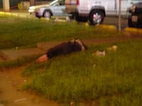 Drunk Man Asleep