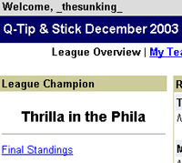 I am the champion... of the world